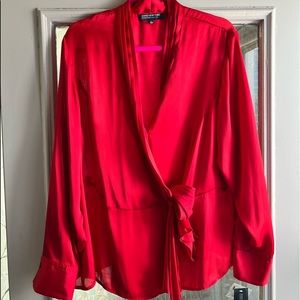 Jones NewYork red blouse NWT 2X
